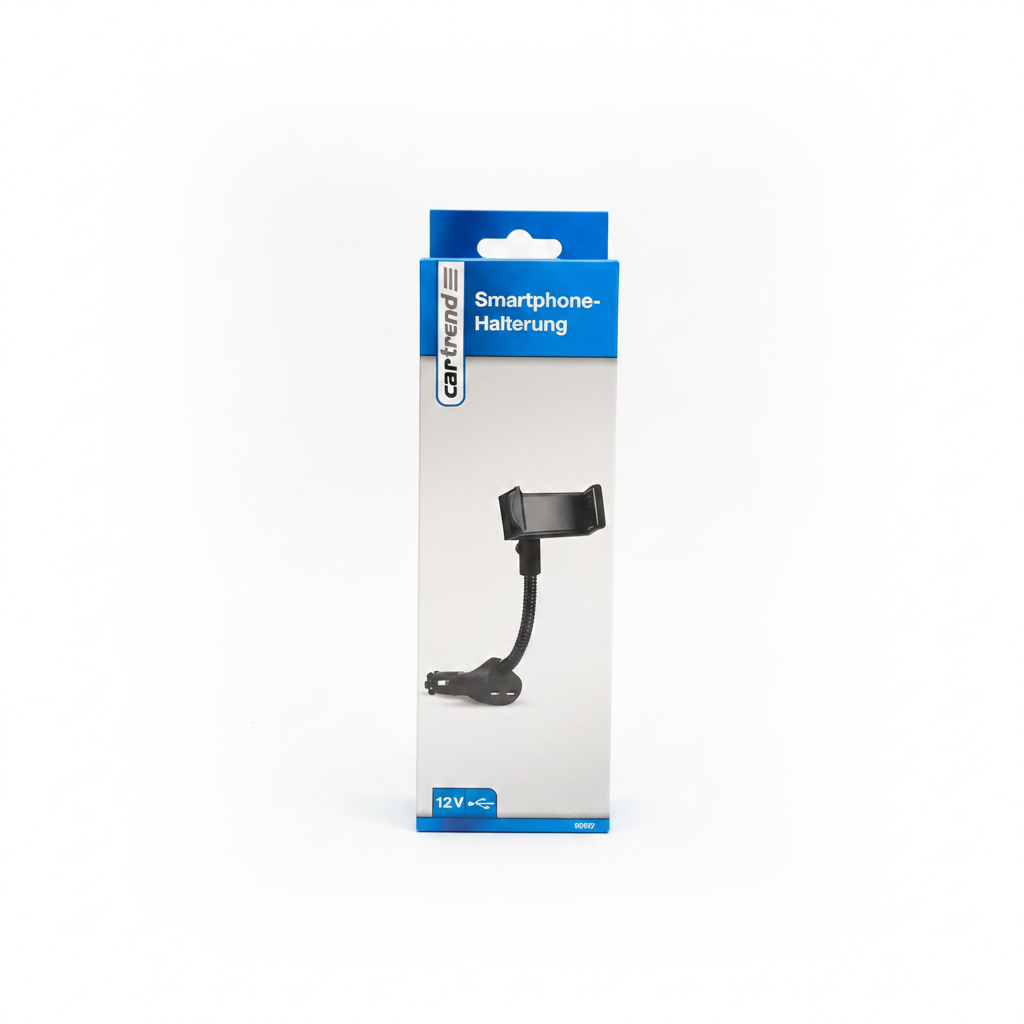 Cartrend Smartphone-Halterung mit USB – 12V Kfz-Halter